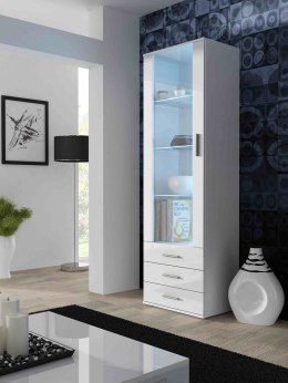Witryna SOHO S1 biały/ biały połysk Cama MEBLE