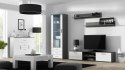 Witryna SOHO S1 szary/ biały połysk Cama MEBLE