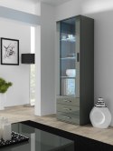 Witryna SOHO S1 szary/ szary połysk Cama MEBLE