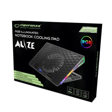 ESPERANZA PODSTAWKA CHŁODZĄCA GAMING RGB ALIZE EGC101 Esperanza ESPERANZA PODSTAWKA CHŁODZĄCA GAMING RGB ALIZE EGC101 Esperanza