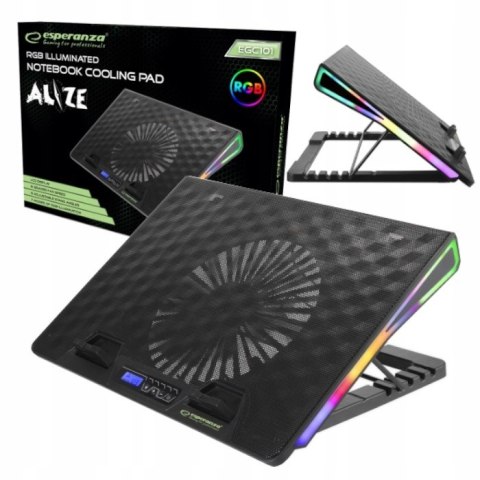 ESPERANZA PODSTAWKA CHŁODZĄCA GAMING RGB ALIZE EGC101 Esperanza ESPERANZA PODSTAWKA CHŁODZĄCA GAMING RGB ALIZE EGC101 Esperanza