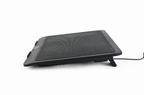 GEMBIRD PODSTAWKA CHŁODZĄCA POD NOTEBOOKA 15" 1X WENTYLATOR 12CM, PODŚWIETLENIE LED, NBS-1F15-04 GEMBIRD GEMBIRD PODSTAWKA CHŁODZĄCA POD NOTEBOOKA 15" 1X WENTYLATOR 12CM, PODŚWIETLENIE LED, NBS-1F15-04 GEMBIRD