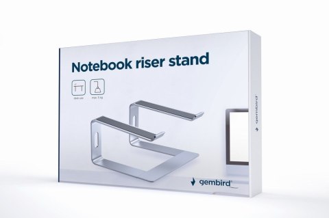 GEMBIRD PODSTAWKA DO NOTEBOOKA 15,6" SREBRNA GEMBIRD GEMBIRD PODSTAWKA DO NOTEBOOKA 15,6" SREBRNA GEMBIRD