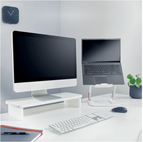 LEITZ Podstawka pod monitor Leitz Ergo, biała LEITZ LEITZ Podstawka pod monitor Leitz Ergo, biała LEITZ