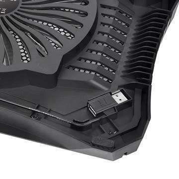 Podkładka chłodząca pod laptop Thermaltake Massive V20 CL-N004-PL20BL-A (17.x cala; 1 wentylator) Thermaltake Podkładka chłodząca pod laptop Thermaltake Massive V20 CL-N004-PL20BL-A (17.x cala; 1 wentylator) Thermaltake
