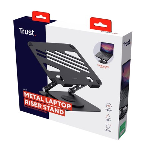Podstawka pod laptopa Trust ZEFF METAL Black Trust Podstawka pod laptopa Trust ZEFF METAL Black Trust