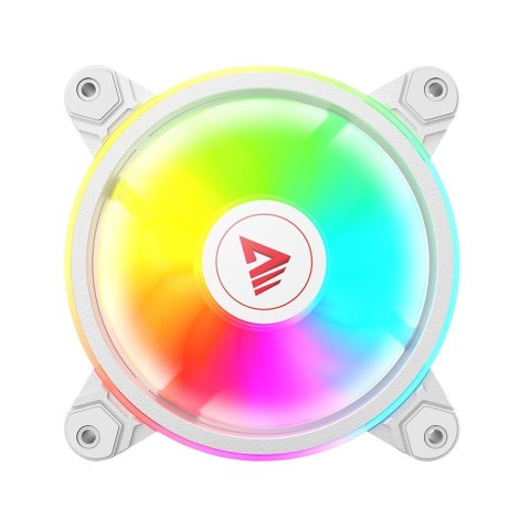 SAVIO ZESTAW 4 WENTYLATORÓW ARGB 120 MM WRAZ Z KONTROLEREM ORAZ PILOTEM FAN-01 WHITE SAVIO SAVIO ZESTAW 4 WENTYLATORÓW ARGB 120 MM WRAZ Z KONTROLEREM ORAZ PILOTEM FAN-01 WHITE SAVIO
