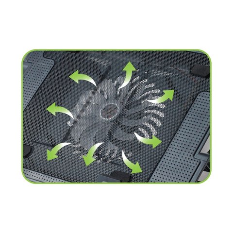 TECHLY PODSTAWKA CHŁODZĄCA WENTYLATOR POD LAPTOPA TECHly TECHLY PODSTAWKA CHŁODZĄCA WENTYLATOR POD LAPTOPA TECHly