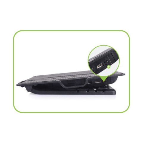 TECHLY PODSTAWKA CHŁODZĄCA WENTYLATOR POD LAPTOPA TECHly TECHLY PODSTAWKA CHŁODZĄCA WENTYLATOR POD LAPTOPA TECHly