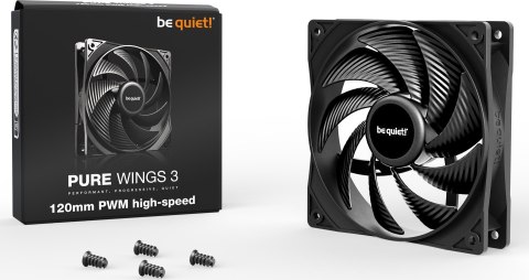 Wentylator BE QUIET! PURE WINGS 3 120mm PWM high-speed BE QUIET! Wentylator BE QUIET! PURE WINGS 3 120mm PWM high-speed BE QUIET!