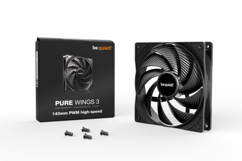 Wentylator BE QUIET! PURE WINGS 3 140mm PWM high-speed BE QUIET! Wentylator BE QUIET! PURE WINGS 3 140mm PWM high-speed BE QUIET!