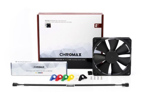 Wentylator NOCTUA 120mm NF-F12 PWM CHromax Black Swap colors Noctua Wentylator NOCTUA 120mm NF-F12 PWM CHromax Black Swap colors Noctua