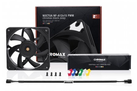 Wentylator NOCTUA NF-A12x15 PWM Chromax.black.swap Noctua Wentylator NOCTUA NF-A12x15 PWM Chromax.black.swap Noctua