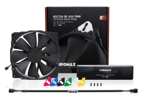 Wentylator NOCTUA NF-A20 PWM chromax.black.swap Noctua Wentylator NOCTUA NF-A20 PWM chromax.black.swap Noctua