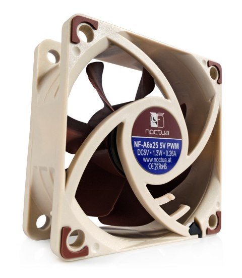 Wentylator NOCTUA NF-A6x25 60x25 mm PWM 5V Noctua Wentylator NOCTUA NF-A6x25 60x25 mm PWM 5V Noctua