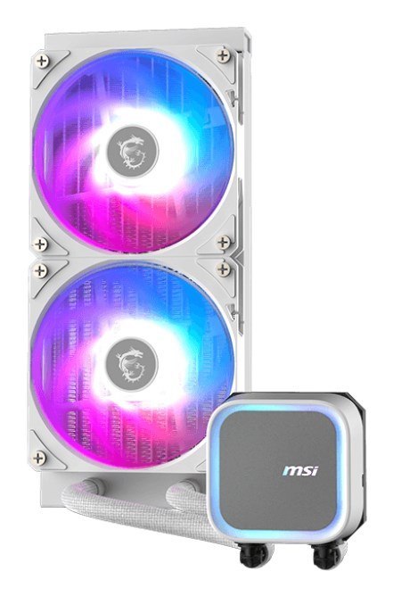 Chłodzenie wodne MSI MAG CoreLiquid A13 240 WHITE MSI Chłodzenie wodne MSI MAG CoreLiquid A13 240 WHITE MSI