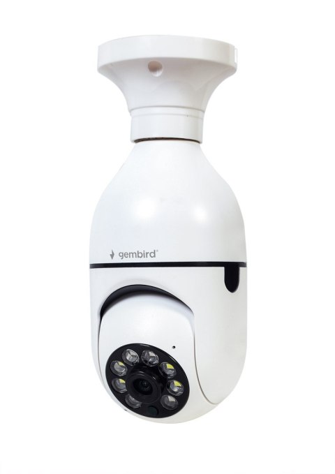 GEMBIRD INTELIGENTNA OBROTOWA KAMERA WI-FI E27, 3.6MM, 1920X1080 GEMBIRD GEMBIRD INTELIGENTNA OBROTOWA KAMERA WI-FI E27, 3.6MM, 1920X1080 GEMBIRD