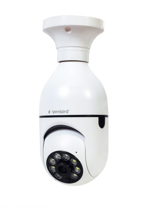 GEMBIRD INTELIGENTNA OBROTOWA KAMERA WI-FI E27, 3.6MM, 1920X1080 GEMBIRD GEMBIRD INTELIGENTNA OBROTOWA KAMERA WI-FI E27, 3.6MM, 1920X1080 GEMBIRD