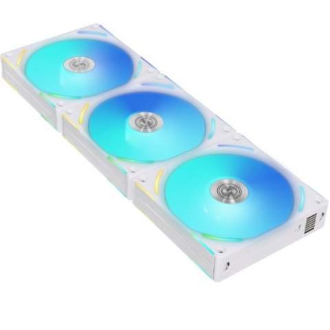 Lian Li UNI FAN AL120 V2 ARGB PWM Fan, Triple Pack with Controller - 120mm, white LIAN LI Lian Li UNI FAN AL120 V2 ARGB PWM Fan, Triple Pack with Controller - 120mm, white LIAN LI