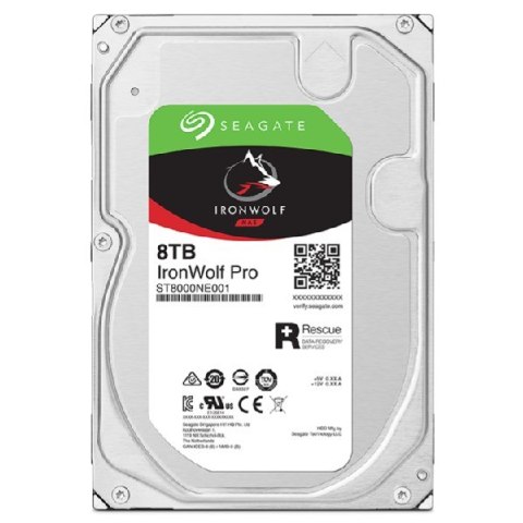 Dysk HDD Seagate IronWolf Pro (8 TB; 256MB; 3.5"; SATA) Seagate Dysk HDD Seagate IronWolf Pro (8 TB; 256MB; 3.5"; SATA) Seagate