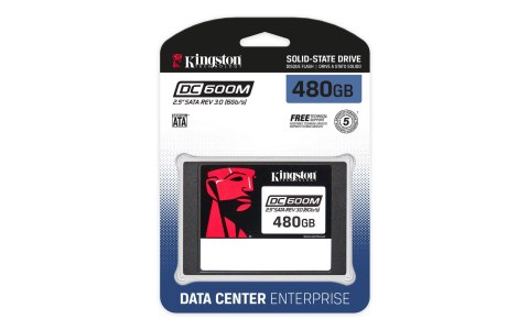 Dysk SSD Kingston DC600M 480GB SATA 2.5" SEDC600M/480G (DWPD 1) Kingston Dysk SSD Kingston DC600M 480GB SATA 2.5" SEDC600M/480G (DWPD 1) Kingston