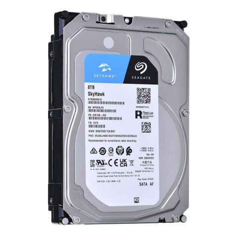Dysk twardy HDD Seagate SkyHawk 8TB 3,5" SATA ST8000VX010 Seagate Dysk twardy HDD Seagate SkyHawk 8TB 3,5" SATA ST8000VX010 Seagate