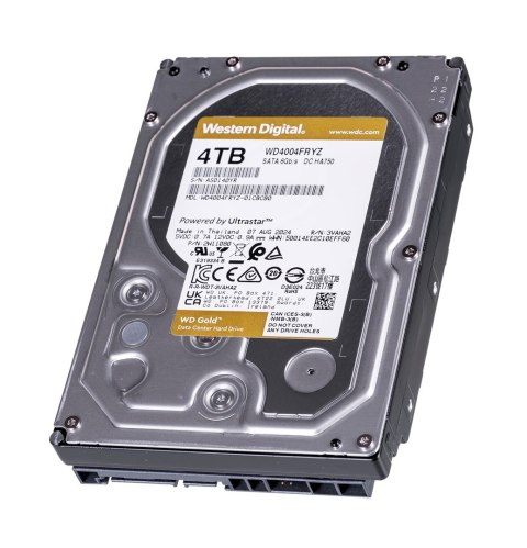 Dysk twardy HDD WD Gold 4TB 3,5" SATA WD4004FRYZ WD Dysk twardy HDD WD Gold 4TB 3,5" SATA WD4004FRYZ WD