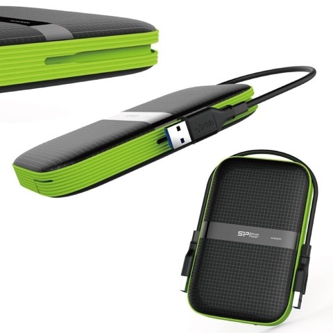 Dysk zewnętrzny Silicon Power Armor A60 SP040TBPHDA60S3K (4 TB ; 2.5"; USB 3.1; 5400 obr/min) Silicon Power Dysk zewnętrzny Silicon Power Armor A60 SP040TBPHDA60S3K (4 TB ; 2.5"; USB 3.1; 5400 obr/min) Silicon Power