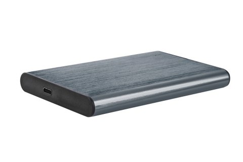 GEMBIRD OBUDOWA USB 3.1 NA DYSK HDD/SSD 2.5'' SATA SZCZOTKOWANE ALUMINIUM, SZARA GEMBIRD GEMBIRD OBUDOWA USB 3.1 NA DYSK HDD/SSD 2.5'' SATA SZCZOTKOWANE ALUMINIUM, SZARA GEMBIRD