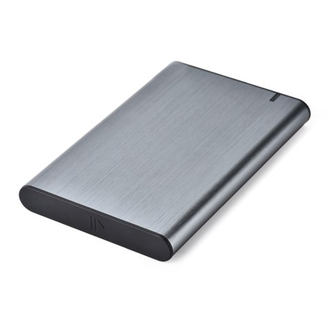 GEMBIRD OBUDOWA USB 3.1 NA DYSK HDD/SSD 2.5'' SATA SZCZOTKOWANE ALUMINIUM, SZARA GEMBIRD GEMBIRD OBUDOWA USB 3.1 NA DYSK HDD/SSD 2.5'' SATA SZCZOTKOWANE ALUMINIUM, SZARA GEMBIRD