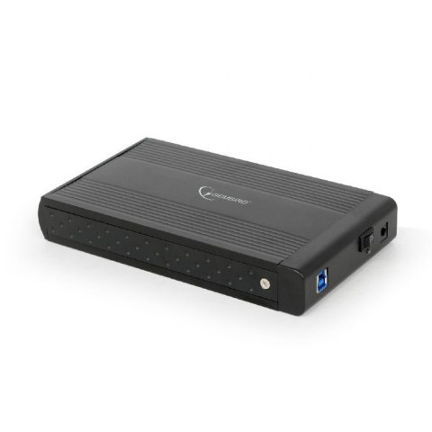 Kieszeń GEMBIRD EE3-U3S-3 (3.5"; USB 3.0; Aluminium; kolor czarny) GEMBIRD Kieszeń GEMBIRD EE3-U3S-3 (3.5"; USB 3.0; Aluminium; kolor czarny) GEMBIRD