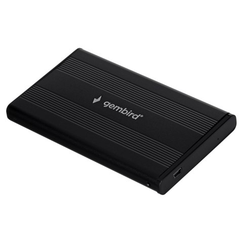 Obudowa GEMBIRD EE2-U2S-5 (2.5"; USB 2.0; Aluminium; kolor czarny) GEMBIRD Obudowa GEMBIRD EE2-U2S-5 (2.5"; USB 2.0; Aluminium; kolor czarny) GEMBIRD