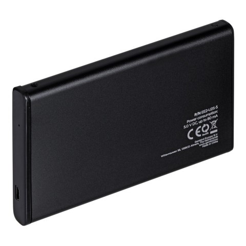 Obudowa GEMBIRD EE2-U2S-5 (2.5"; USB 2.0; Aluminium; kolor czarny) GEMBIRD Obudowa GEMBIRD EE2-U2S-5 (2.5"; USB 2.0; Aluminium; kolor czarny) GEMBIRD