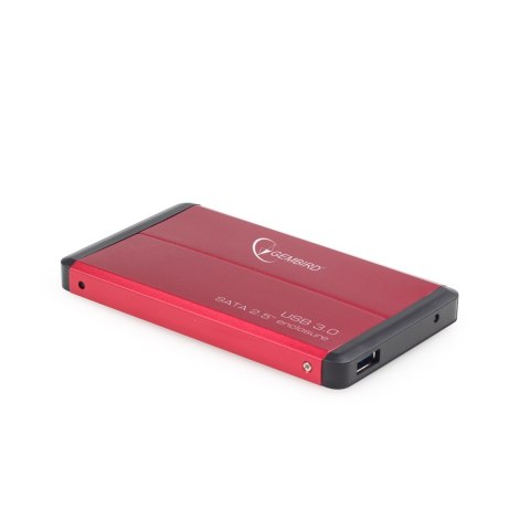 Obudowa na dysk GEMBIRD EE2-U3S-2-R (2.5"; USB 3.0; Aluminium; kolor czerwony) GEMBIRD Obudowa na dysk GEMBIRD EE2-U3S-2-R (2.5"; USB 3.0; Aluminium; kolor czerwony) GEMBIRD