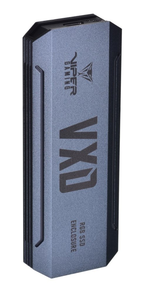 PATRIOT VXD obudowa SSD USB3.2 M.2 NVMe 1.3 do 2TB Aluminium RGB Patriot Memory PATRIOT VXD obudowa SSD USB3.2 M.2 NVMe 1.3 do 2TB Aluminium RGB Patriot Memory