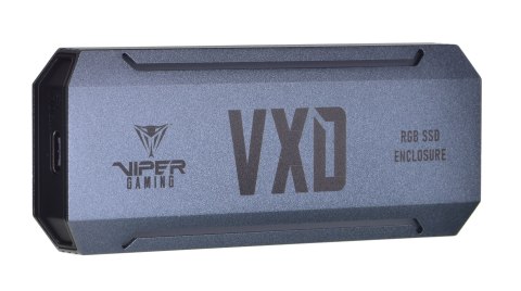 PATRIOT VXD obudowa SSD USB3.2 M.2 NVMe 1.3 do 2TB Aluminium RGB Patriot Memory PATRIOT VXD obudowa SSD USB3.2 M.2 NVMe 1.3 do 2TB Aluminium RGB Patriot Memory