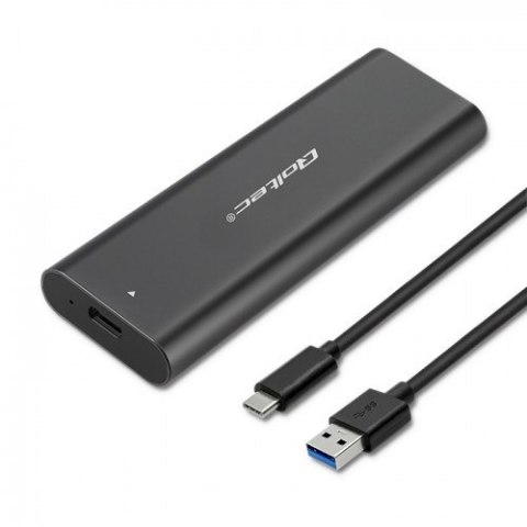 QOLTEC OBUDOWA DO DYSKÓW KIESZEŃ M.2 SATA SSD | NGFF | USB TYP C Qoltec QOLTEC OBUDOWA DO DYSKÓW KIESZEŃ M.2 SATA SSD | NGFF | USB TYP C Qoltec