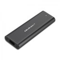 QOLTEC OBUDOWA DO DYSKÓW KIESZEŃ M.2 SATA SSD | NGFF | USB TYP C Qoltec