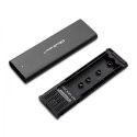 QOLTEC OBUDOWA DO DYSKÓW KIESZEŃ M.2 SATA SSD | NGFF | USB TYP C Qoltec