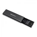 QOLTEC OBUDOWA DO DYSKÓW KIESZEŃ M.2 SATA SSD | NGFF | USB TYP C Qoltec