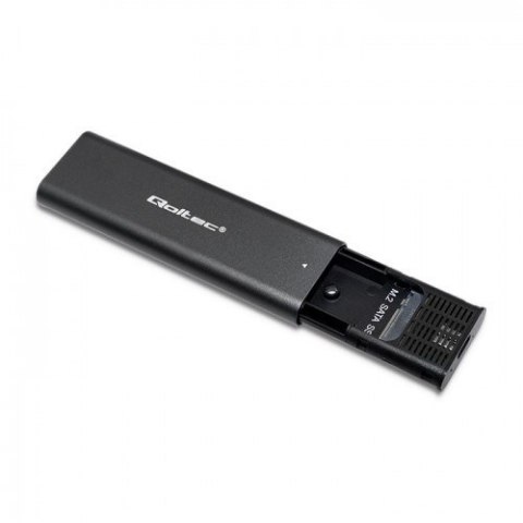 QOLTEC OBUDOWA DO DYSKÓW KIESZEŃ M.2 SATA SSD | NGFF | USB TYP C Qoltec QOLTEC OBUDOWA DO DYSKÓW KIESZEŃ M.2 SATA SSD | NGFF | USB TYP C Qoltec