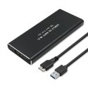 QOLTEC OBUDOWA DO DYSKÓW SSD M.2 SATA | NGFF | USB 3.0 Qoltec