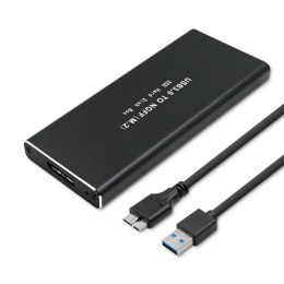 QOLTEC OBUDOWA DO DYSKÓW SSD M.2 SATA | NGFF | USB 3.0 Qoltec