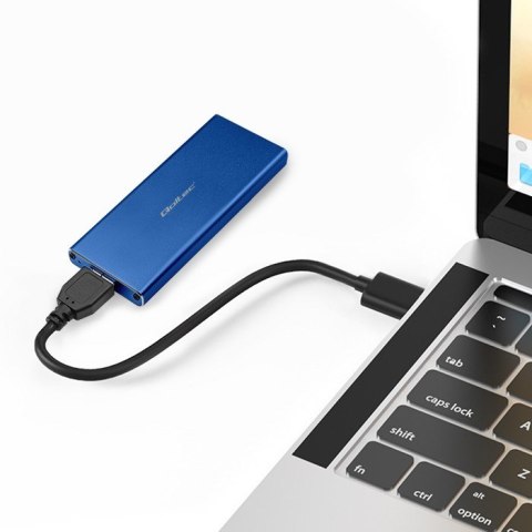 QOLTEC OBUDOWA NA DYSK M.2 SSD | SATA | NGFF | USB 3.0 | SUPER SPEED 5GB/S | 2TB | NIEBIESKI Qoltec QOLTEC OBUDOWA NA DYSK M.2 SSD | SATA | NGFF | USB 3.0 | SUPER SPEED 5GB/S | 2TB | NIEBIESKI Qoltec