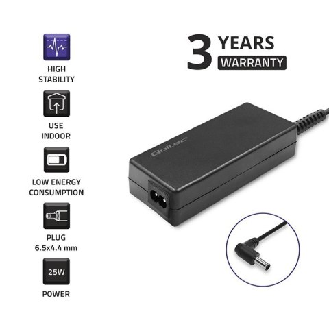 QOLTEC ZASILACZ DO MONITORA LG 25W | 19V | 1.3A | 6.5*4.4 |+KABEL ZASILAJĄCY Qoltec QOLTEC ZASILACZ DO MONITORA LG 25W | 19V | 1.3A | 6.5*4.4 |+KABEL ZASILAJĄCY Qoltec