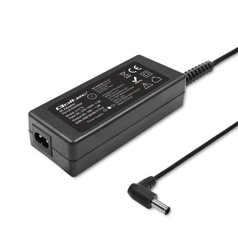 QOLTEC ZASILACZ DO MONITORA LG 25W | 19V | 1.3A | 6.5*4.4 |+KABEL ZASILAJĄCY Qoltec QOLTEC ZASILACZ DO MONITORA LG 25W | 19V | 1.3A | 6.5*4.4 |+KABEL ZASILAJĄCY Qoltec