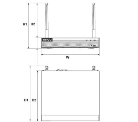 REJESTRATOR WIFI IMOU NVR1108HS-W-S2 Imou REJESTRATOR WIFI IMOU NVR1108HS-W-S2 Imou