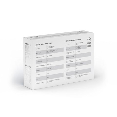 SAVIO ZEWNĘTRZNA OBUDOWA NA DYSK HDD/SDD 2,5", USB 3.0, AK-65 SAVIO SAVIO ZEWNĘTRZNA OBUDOWA NA DYSK HDD/SDD 2,5", USB 3.0, AK-65 SAVIO
