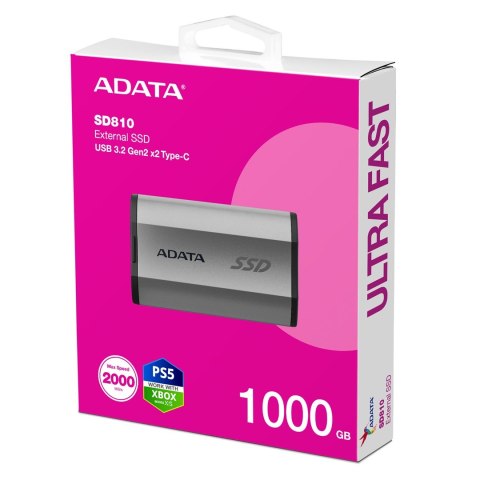 ADATA DYSK SSD SD 810 1TB SILVER ADATA ADATA DYSK SSD SD 810 1TB SILVER ADATA