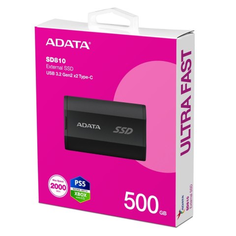 ADATA DYSK SSD SD 810 500GB BLACK ADATA ADATA DYSK SSD SD 810 500GB BLACK ADATA